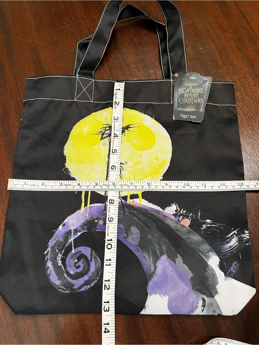 Tim Burton’s Nightmare Before Christmas Canvas Tote Bag is NWT